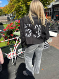 Cropped zebra blazer 53