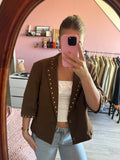 Short studded blazer
