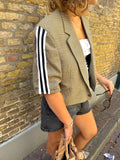 Strepen blazer 2.0 (cropped)