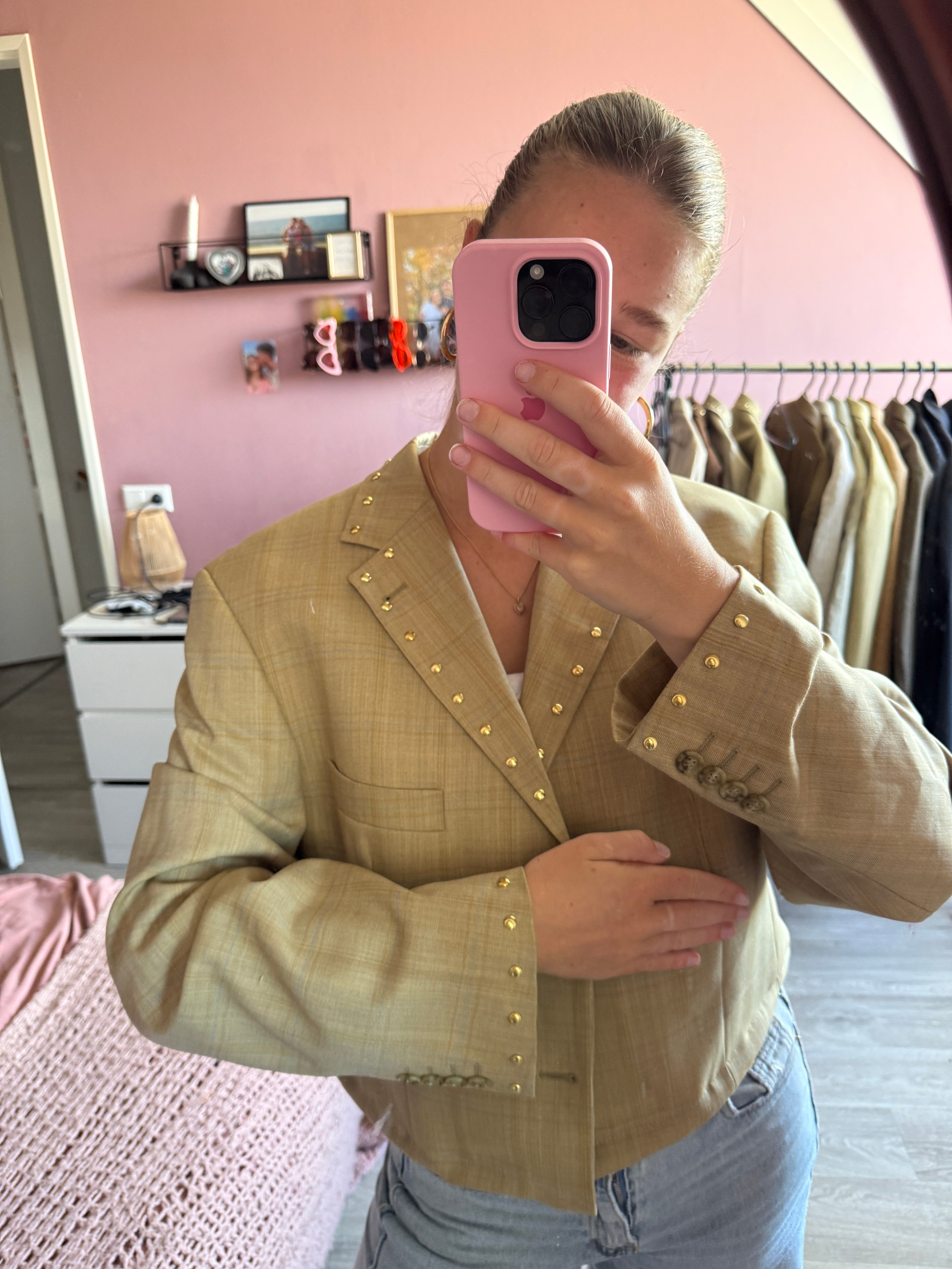 Short studded blazer